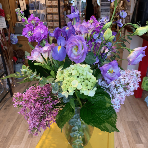 Soft & Subtle Seasonal Arrangement in a Vase